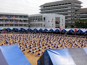 �^�C�̓��{�l�w�Z�̉^����̗l�q�i�g�ݑ̑��j